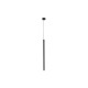 Black Aluminum LED 6 Watt 220-240 Volt 365Lm 3000K IP20 D: 8 H: 150 cm Adjustable Height