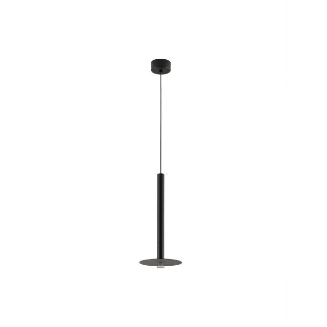 Black AluminumLED 6 Watt 220-240 Volt365Lm 3000K IP20D: 16.5 H: 150 cm Adjustable Height