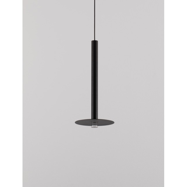 Black AluminumLED 6 Watt 220-240 Volt365Lm 3000K IP20D: 16.5 H: 150 cm Adjustable Height
