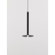 Black AluminumLED 6 Watt 220-240 Volt365Lm 3000K IP20D: 16.5 H: 150 cm Adjustable Height