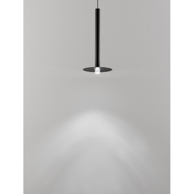 Black AluminumLED 6 Watt 220-240 Volt365Lm 3000K IP20D: 16.5 H: 150 cm Adjustable Height