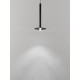 Black AluminumLED 6 Watt 220-240 Volt365Lm 3000K IP20D: 16.5 H: 150 cm Adjustable Height