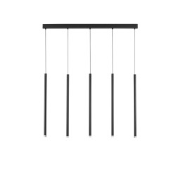 Black AluminumLED 27 Watt 220-240 Volt1301Lm 3000K IP20L: 110 H: 150 cm Adjustable Height
