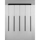 Black AluminumLED 27 Watt 220-240 Volt1301Lm 3000K IP20L: 110 H: 150 cm Adjustable Height
