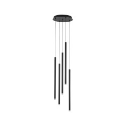 Black AluminumLED 27 Watt 220-240 Volt1312Lm 3000K IP20D: 35.5 H: 150 cm Adjustable height
