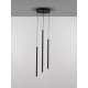 Black AluminumLED 27 Watt 220-240 Volt1312Lm 3000K IP20D: 35.5 H: 150 cm Adjustable height