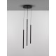 Black AluminumLED 27 Watt 220-240 Volt1312Lm 3000K IP20D: 35.5 H: 150 cm Adjustable height