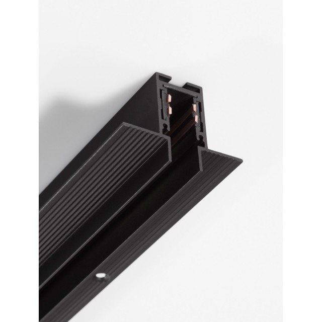 Sandy Black Aluminium Trimless Recessed Mounted Magnetic Profile Max Power 300Watt L: 100 W: 5.4 H: 4.1 cm Cut Out: 2.35 cm