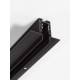 Sandy Black Aluminium Trimless Recessed Mounted Magnetic Profile Max Power 300Watt L: 100 W: 5.4 H: 4.1 cm Cut Out: 2.35 cm
