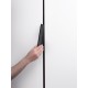 Sandy Black Aluminium Trimless Recessed Mounted Magnetic Profile Max Power 300Watt L: 100 W: 5.4 H: 4.1 cm Cut Out: 2.35 cm