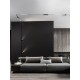 Sandy Black Aluminium Trimless Recessed Mounted Magnetic Profile Max Power 300Watt L: 200 W: 5.4 H: 4.1 cm Cut Out: 2.35 cm
