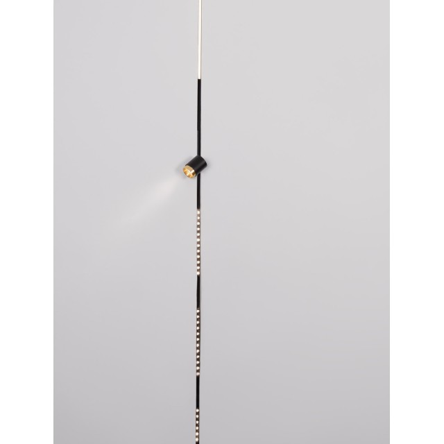 Sandy Black Aluminium Trimless Recessed Mounted Magnetic Profile Max Power 300Watt L: 200 W: 5.4 H: 4.1 cm Cut Out: 2.35 cm