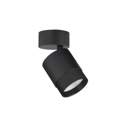 Sandy Black Aluminium LED 15 Watt IP20 220-240 Volt 350mA 1200Lm Cree 3000K D: 8.5 H: 14.4 Adjustable Driver Included