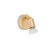 Satin Gold Metal LED GU10 1x5 Watt 230 Volt IP20 Bulb Excluded D: 8 W: 6.7 H: 10.9 cm 960001