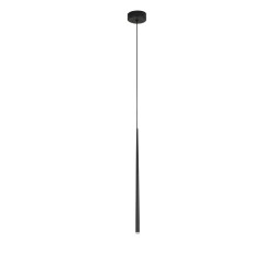 Sandy Black Aluminium & Acrylic LED 1x3 Watt 230 Volt 180Lm 3000 IP20 D: 8 H1: 51 H2: 230 cm 9601001