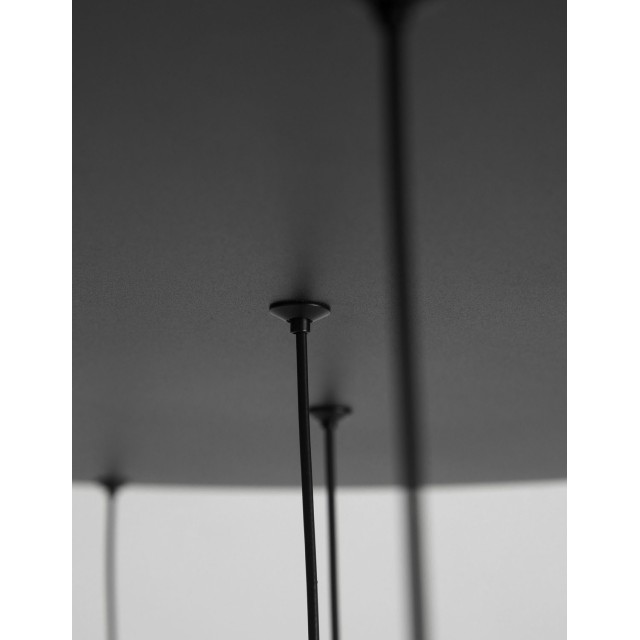 Sandy Black Aluminium & Acrylic LED 12x3 Watt 230 Volt 2280Lm 3000 IP20 D: 50 H1: 51 H2: 230 cm 9601012