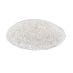 White Metal & G lass LED 40 Watt 230 Volt 2400Lm 3000 IP20 D: 53 H: 9 cm 9624222