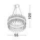 Κρεμαστό Φωτιστικό Οροφής Χρυσό Crown 9695218 Nova Luce 48 pcs