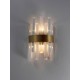 Satin Gold Metal Clear Crystal (7 pcs) LED G9 1x5 Watt 230 Volt IP20 Bulb Excluded L: 18 W: 9 H: 30 cm 9695220