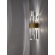 Satin Gold Metal Clear Crystal (7 pcs) LED G9 1x5 Watt 230 Volt IP20 Bulb Excluded L: 18 W: 9 H: 30 cm 9695220