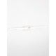 Sandy White Aluminium & Acrylic LED 31 Watt 220-240 Volt 2077Lm 3000K IP44 L: 96.5 W: 9 H: 10 cm
