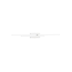 Sandy White Aluminium & Acrylic LED 31 Watt 220-240 Volt 2077Lm 3000K IP44 L: 96.5 W: 9 H: 10 cm