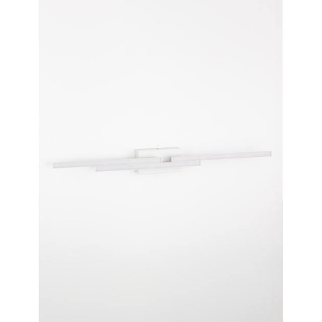 Sandy White Aluminium & Acrylic LED 31 Watt 220-240 Volt 2077Lm 3000K IP44 L: 96.5 W: 9 H: 10 cm