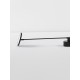Black Metal& Acrylic LED 19 Watt 230 Volt 2494Lm 3000K IP20 L: 100 W: 10 H: 120 cm Rotatable