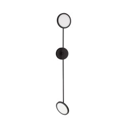 Black Metal& Acrylic LED 19 Watt 230 Volt 2494Lm 3000K IP20 L: 100 W: 10 H: 120 cm Rotatable