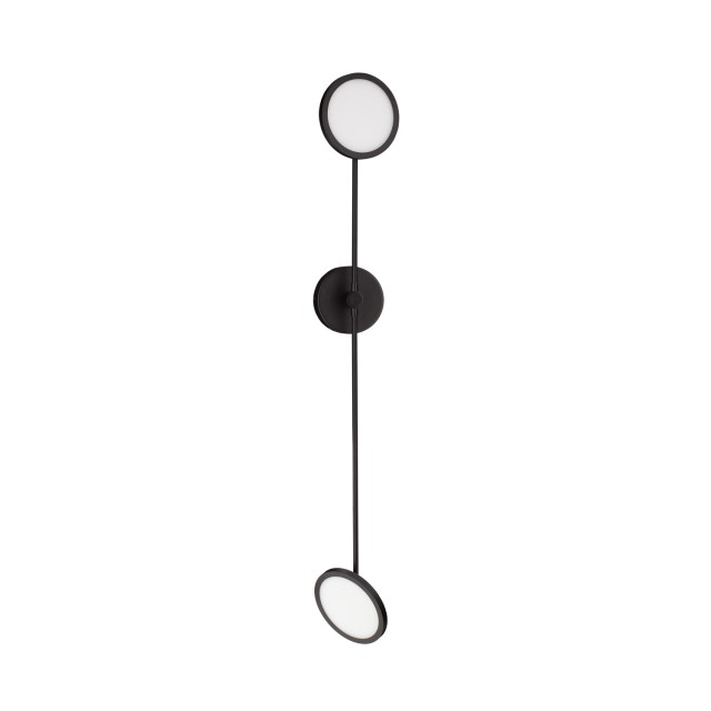 Black Metal& Acrylic LED 19 Watt 230 Volt 2494Lm 3000K IP20 L: 100 W: 10 H: 120 cm Rotatable