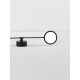 Black Metal& Acrylic LED 19 Watt 230 Volt 2494Lm 3000K IP20 L: 100 W: 10 H: 120 cm Rotatable