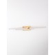 Gold Aluminium & Acrylic LED 31 Watt 220-240 Volt 2077Lm 3000K IP44 L: 96.5 W: 9 H: 10 cm