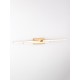 Gold Aluminium & Acrylic LED 31 Watt 220-240 Volt 2077Lm 3000K IP44 L: 96.5 W: 9 H: 10 cm