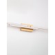 Gold Aluminium & Acrylic LED 31 Watt 220-240 Volt 2077Lm 3000K IP44 L: 96.5 W: 9 H: 10 cm