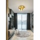 Gold Aluminium & Acrylic LED 32 Watt 230V 2349Lm 3200K IP20 D: 66 H: 30.5 cm 9695600