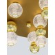 Gold Aluminium & Acrylic LED 32 Watt 230V 2349Lm 3200K IP20 D: 66 H: 30.5 cm 9695600