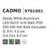 ΣΠΟΤ ΧΩΝΕΥΤΟ NOVA LUCE CADMO 9701001 ΣΠΟΤ ΧΩΝΕΥΤΟ NOVA LUCE CADMO 9701001