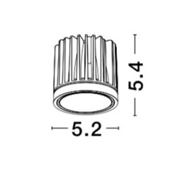 Philips COB LED 12W για τη σειρά CADMO Nova Luce 9707701
