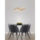 Brass Gold Aluminiun & Acrylic LED 42 Watt 230 Volt 3400Lm 3000K IP20 D: 75.5 H: 120 cm 9748155