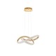 Brass Gold Aluminiun & Acrylic LED 42 Watt 230 Volt 3400Lm 3000K IP20 D: 75.5 H: 120 cm 9748155