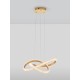 Brass Gold Aluminiun & Acrylic LED 42 Watt 230 Volt 3400Lm 3000K IP20 D: 75.5 H: 120 cm 9748155
