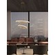 Brass Gold Aluminiun & Acrylic LED 41.5 Watt 230 Volt 3500Lm 3000K IP20 D1: 36.5 D2: 59 H: 120 cm 9748156
