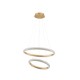 Brass Gold Aluminiun & Acrylic LED 41.5 Watt 230 Volt 3500Lm 3000K IP20 D1: 36.5 D2: 59 H: 120 cm 9748156