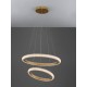 Brass Gold Aluminiun & Acrylic LED 41.5 Watt 230 Volt 3500Lm 3000K IP20 D1: 36.5 D2: 59 H: 120 cm 9748156