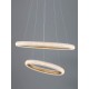 Brass Gold Aluminiun & Acrylic LED 41.5 Watt 230 Volt 3500Lm 3000K IP20 D1: 36.5 D2: 59 H: 120 cm 9748156