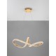 Brass Gold Aluminiun & Acrylic LED 42 Watt 230 Volt 3400Lm 3000K IP20 D: 75.5 H: 120 cm 9748157