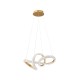 Brass Gold Aluminiun & Acrylic LED 42 Watt 230 Volt 3400Lm 3000K IP20 D: 75.5 H: 120 cm 9748157