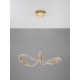 Brass Gold Aluminiun & Acrylic LED 42 Watt 230 Volt 3400Lm 3000K IP20 D: 75.5 H: 120 cm 9748157