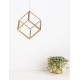 Gold Aluminium & Silicone LED 45 Watt 230 Volt 3375Lm 3000 IP20 L: 25 W: 25 H: 190 cm Dimmable 9818252