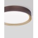 Coffee Brown Aluminium Matt White Acrylic Diffuser LED 47 Watt 230 Volt 3525Lm 3000 IP20 D: 55 H: 8.5 cm 9818451